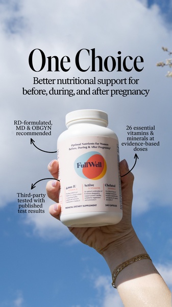 A high-conversion 9:16 ad creative highlighting prenatal dietary supplement benefits with clear, evidence-based call-outs.